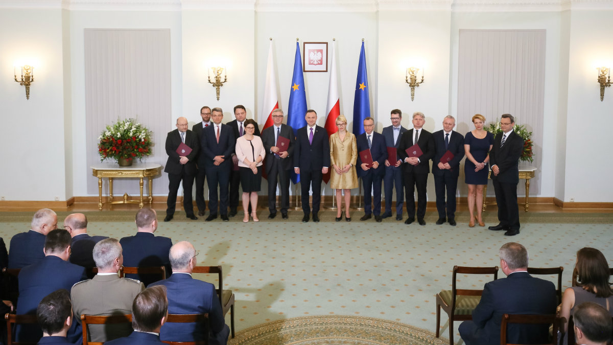 Prezydent Andrzej Duda wręczył nominacje do Kapituły Nagrody Gospodarczej - Polskie Radio