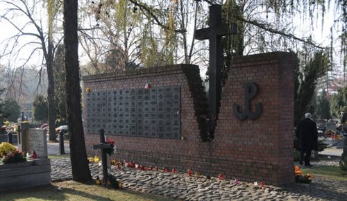 Kwatera Na Łączce Cmentarza Wojskowego w Warszawie