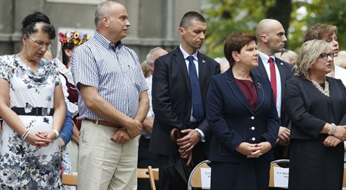 Premier Beata Szydło bierze udział w pielgrzymce do Piekar Śląskich