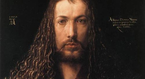 Albrecht Drer, Autoportret (fragm.), 1500 r.