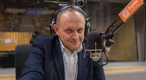 Dyrektor radiowej Jedynki Rafał Porzeziński