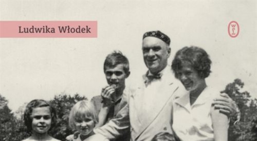 Fragment okładki książki Ludwiki Włodek Pra. Opowieść o rodzinie Iwaszkiewiczów, Wydawnictwo Literackie.