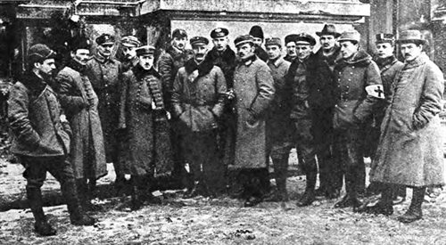 Naczelna komenda obrony Lwowa w 1918 roku fot. Wikimedia Commons.