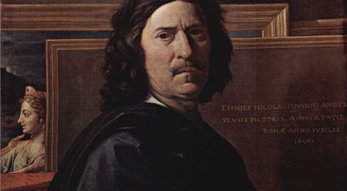 Autoportret Nicolasa Poussina z 1650 r.