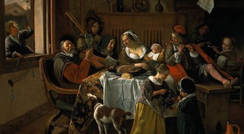 Jan Steen The merry family