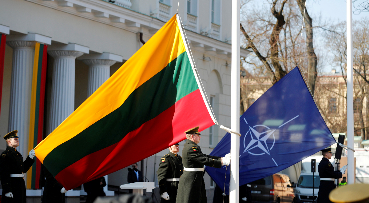 Uroczystość 15. rocznicy przystąpienia Litwy do NATO