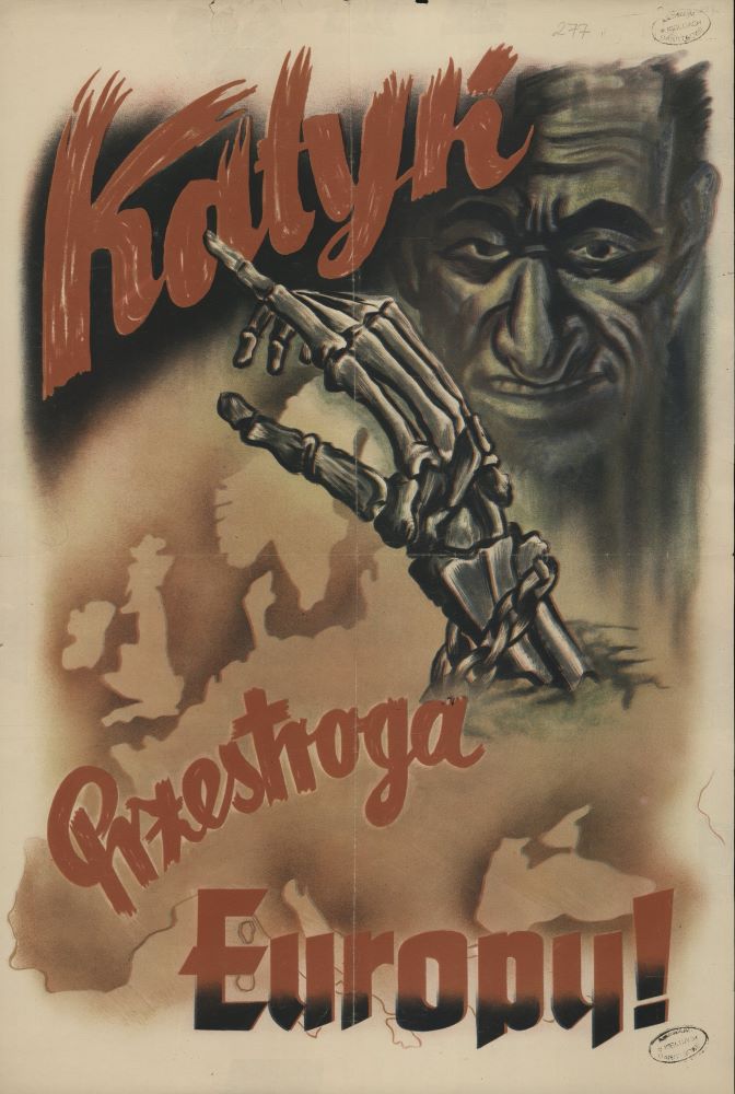 Niemiecki plakat propagandowy z czasów II wojny światowej. Źródło: NAC/Domena publiczna