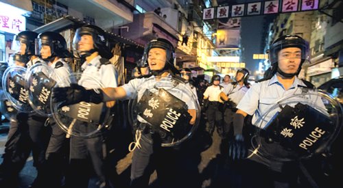 Hongkong: policja usunęła obóz demonstrantów