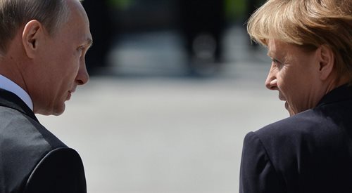 Władimir Putin i Angela Merkel to jedni z bohaterów książki Sojusznicy. Od Fryderyka i Katarzyny Wielkiej do Merkel i Putina