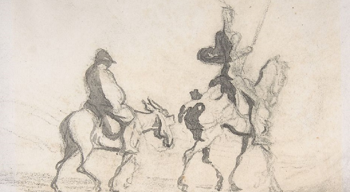 Honoré Daumier, Don Kichot i Sancho Pansa, XIX wiek, The Metropolitan Museum of Art