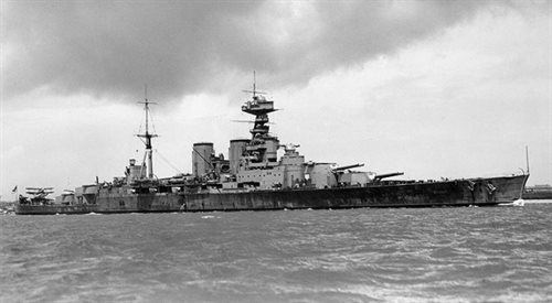 Brytyjski Battlecruiser HMS Hood (1932). foto: wikipediadomena publiczna