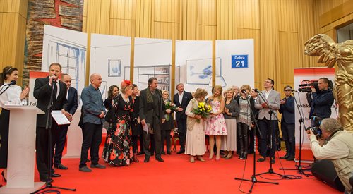 Zespół Matysiaków podczas gali wręczenia nagród Wielkiego Splendora dla wybitnych twórców teatru radiowego (2016)