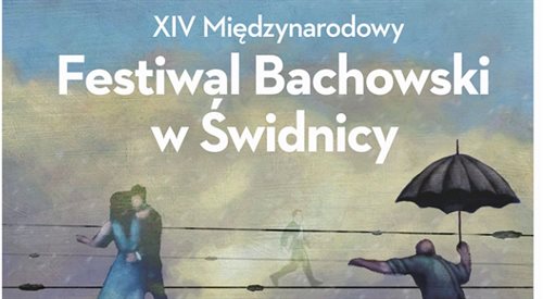 Fragment plakatu XIV Międzynarodowego Festiwalu Bachowskiego w Świdnicy