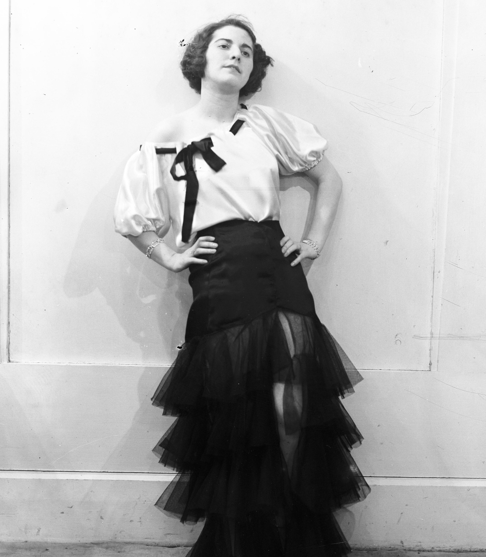 Włada Majewska jako aktorka "Wesołej Lwowskiej Fali" w 1936 roku. Fot. Narodowe Archiwum Cyfrowe