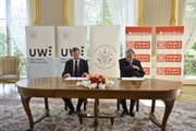 Podpisanie umowy o patronacie medialnym Polskiego Radia nad obchodami 200-lecia Uniwersytetu Warszawskiego