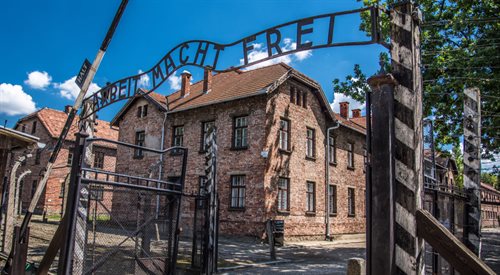 Auschwitz - brama główna