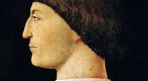 Portret Sigismondo Pandolfo Malatesty pędzla Piero della Francesca