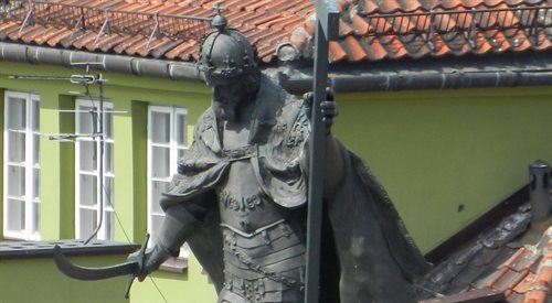 Posąg Zygmunta III Wazy na Starym Mieście w Warszawie