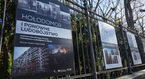 Wystawa Hołodomor i ponowne ludobójstwo w Warszawie