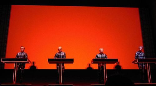 Występ grupy Kraftwerk w Duesseldorfie (styczeń 2013)