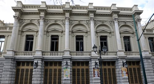 Główne wejście do Teatru Narodowego w Atenach