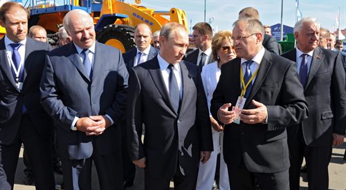 Władimir Putin i Aleksander Łukaszenka podczas pobytu w Soczi