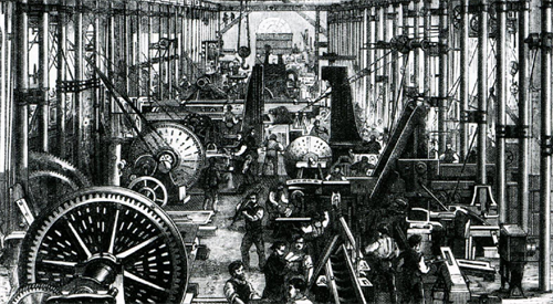 Fabryka w XIX wieku