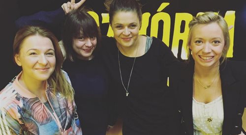 Anna Migacz-Lesińska i Harel, a także Kasia Dydo i Karina Terzoni w studiu Czwórki