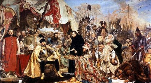 Obraz Jana Matejki z 1872 r. pt.Bitwa pod Pskowem