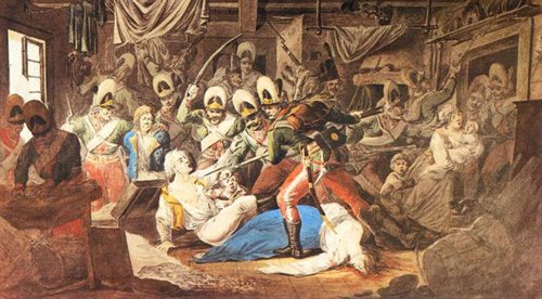 Rzeź Pragi Aleksandra Orłowskiego (1810), źr. Wikimedia Commonsdp