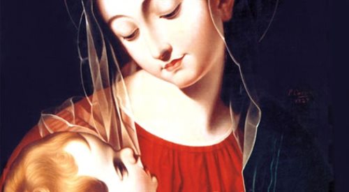 Obraz Matki Bożej Boskiej Opatrzności autorstwa Scipione Pulzone