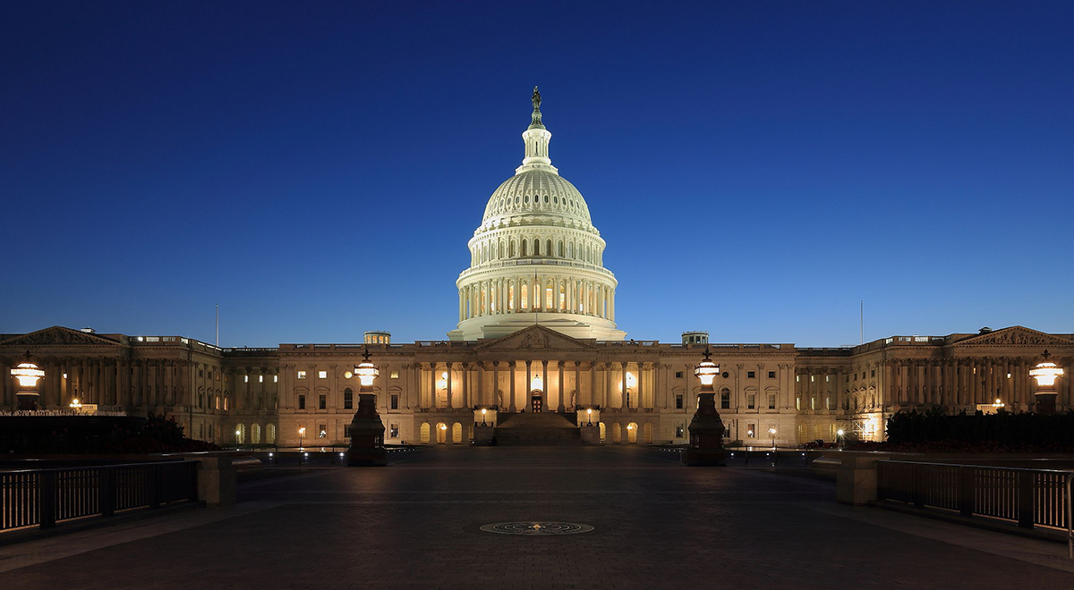 The US Capitol  Illustration Image