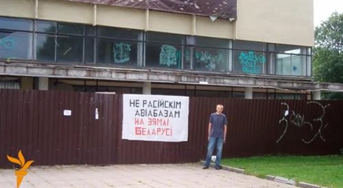 Protestował przeciw rosyjskiej bazie na Białorusi. To okupacja