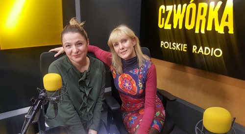 Kasia Dydo i Izabella Bukowska-Chądzyńska w studiu Czwórki