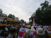 Marsz Białorusinów w Warszawie