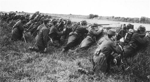 Francuscy żołnierze w 1914 roku