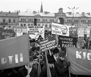 Wiec poparcia dla władz. Kielce, marzec 1968. 