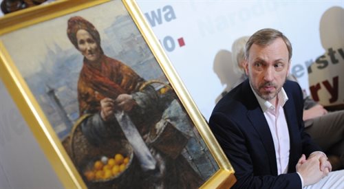 Obraz Pomarańczarka pędzla Aleksandra Gierymskiego zrabowany z Muzeum Narodowego w Warszawie podczas II wojny światowej powrócił do Polski i został zaprezentowany w siedzibie Ministerstwa Kultury