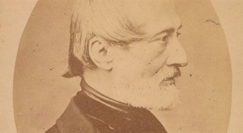 Giuseppe Mazzini, fot. z 2. poł. XIX w.