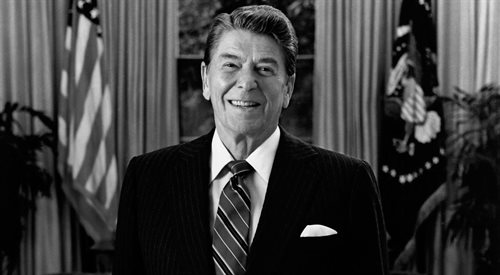 Prezydent USA Ronald Reagan