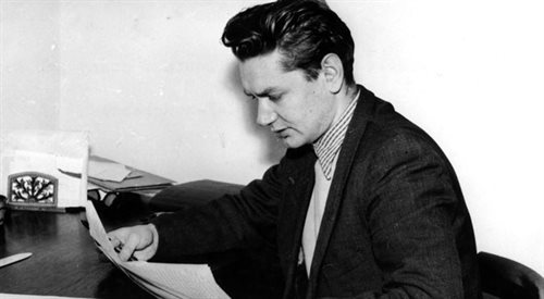 Wiktor Woroszylski, 1956 r.  fot. PAPCAF-Wojciech Kondracki