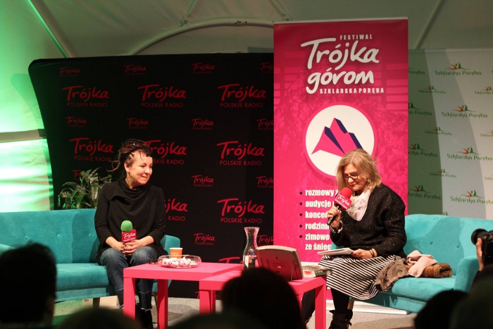 Olga Tokarczuk i Barbara Marcinki na Festiwalu Trójka Górom 