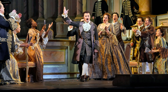 Piotr Beczała w operze "Adriana Lecouvreur” na scenie Metropolitan Opera Fot.: Ken Howard/Met Opera