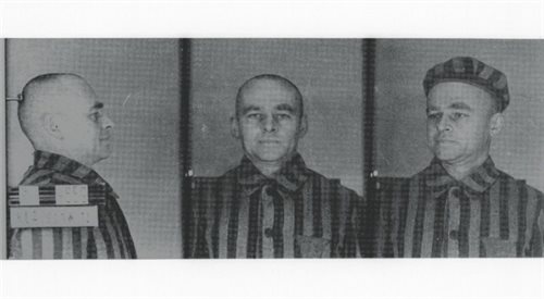 Witold Pilecki jako więzień KL Auschwitz o numerze 4859