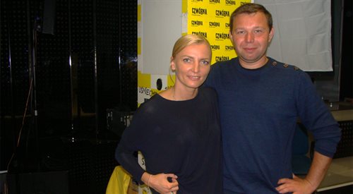 Anna Rogowska ze swoim mężem i trenerem Jackiem Trolińskim
