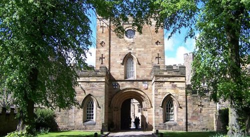 Zabytkowy budynek Uniwersytetu w Durham