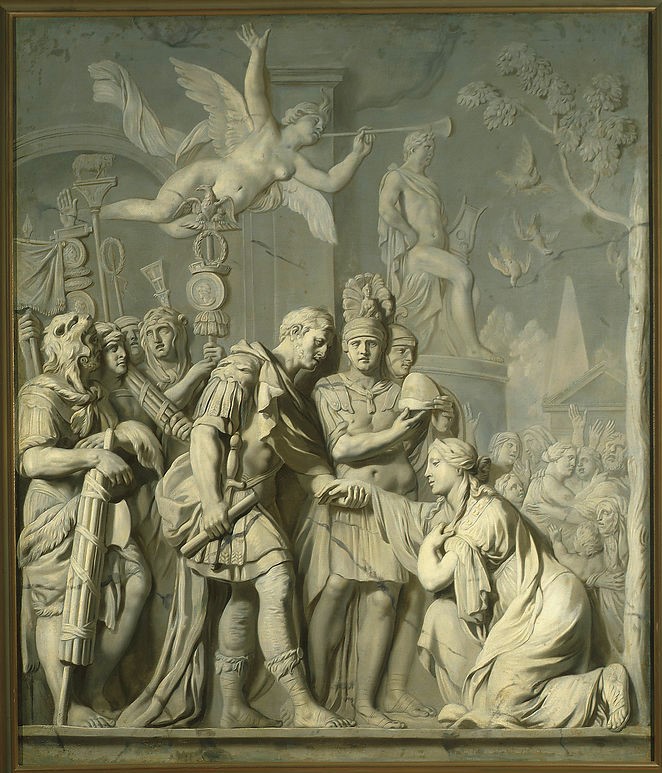 Obraz Franciszka Smuglewicza "Cesarz Tytus nadaje prawa Rzymianom". Źródło: Muzeum Narodowe w Warszawie/Domena publiczna
