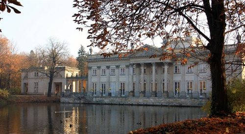 Łazienki królewskie w Warszawie