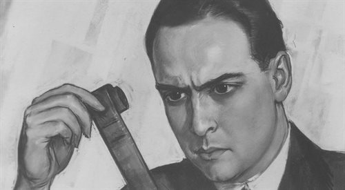 Obraz artysty malarza Czesława Kuryatty Portret reżysera Józefa Lejtesa namalowany w 1931 roku.