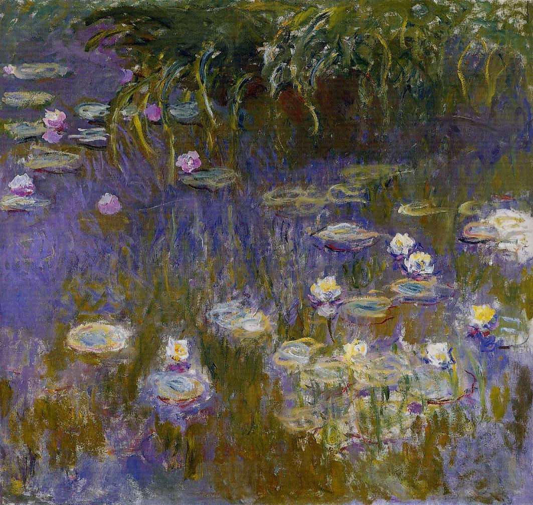 Jeden z obrazów Claude'a Moneta z cyklu poświęconego nenufarom w posiadłości w Giverny. Wikimedia Commons/domena publiczna